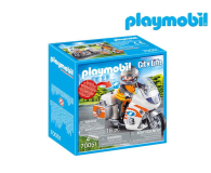 PLAYMOBIL Motocykl ratowniczy ze światłem - 539898 - zdjęcie 1